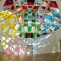 Architecture, contre architecture transposition (detail),  Daniel Buren, MUDAM, Luxembourg, 2010 ©ADAGP Paris