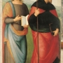 Le Pérugin, Saint Jean l'Evangéliste et Saint Augustin